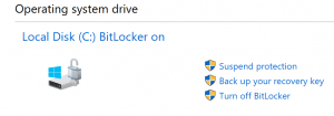 Windows 10 BitLocker Management GUI